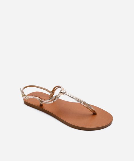 rasteirinha tiras finas oneself dourada