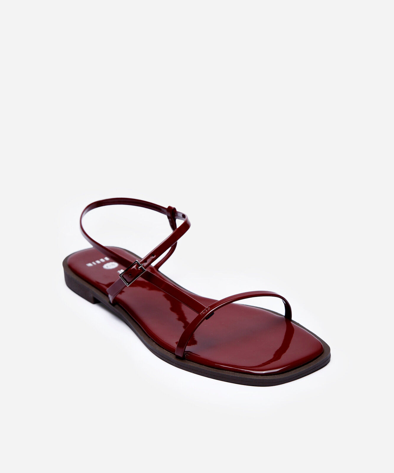 rasteirinha tira fina mindset vinho