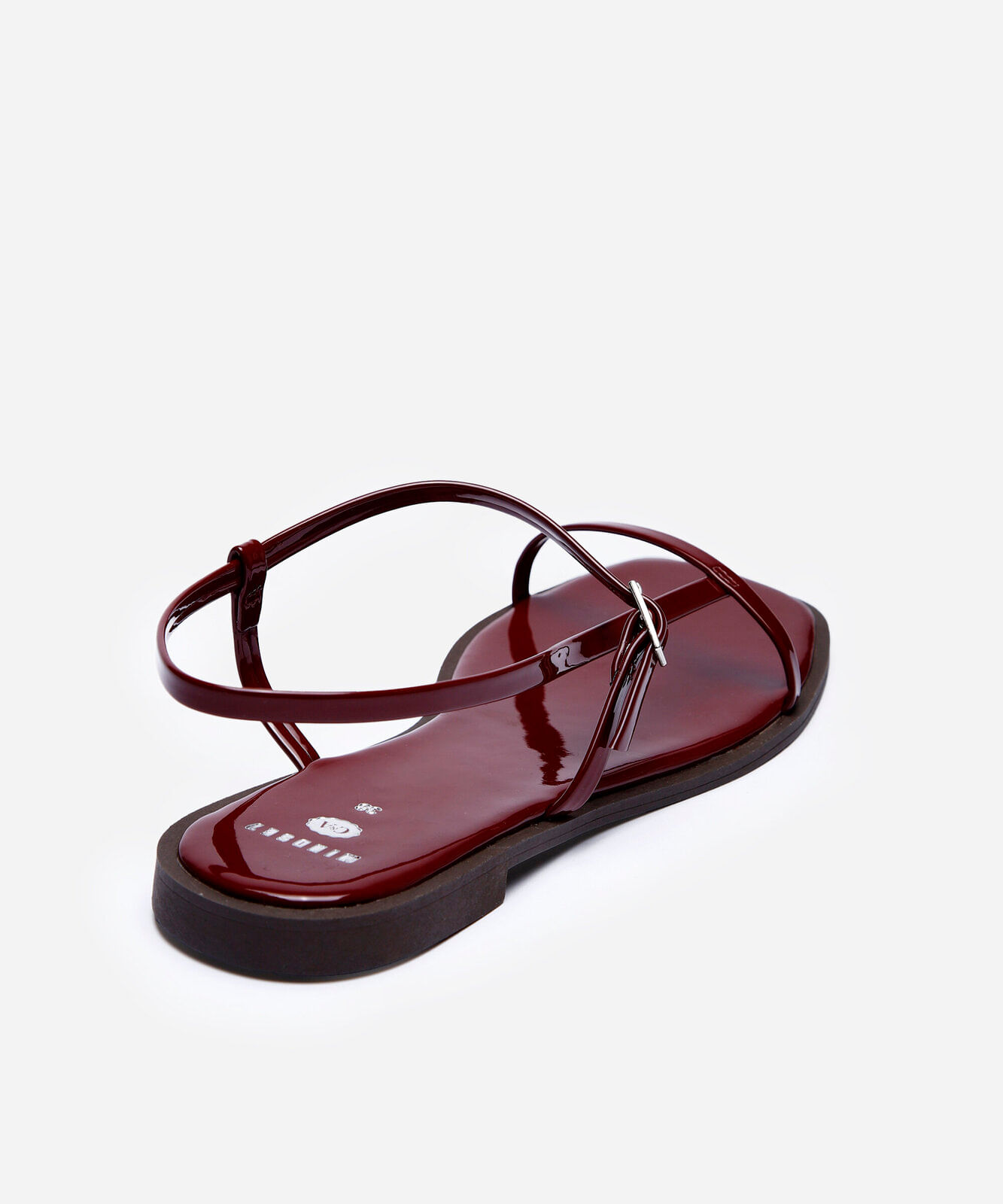 rasteirinha tira fina mindset vinho