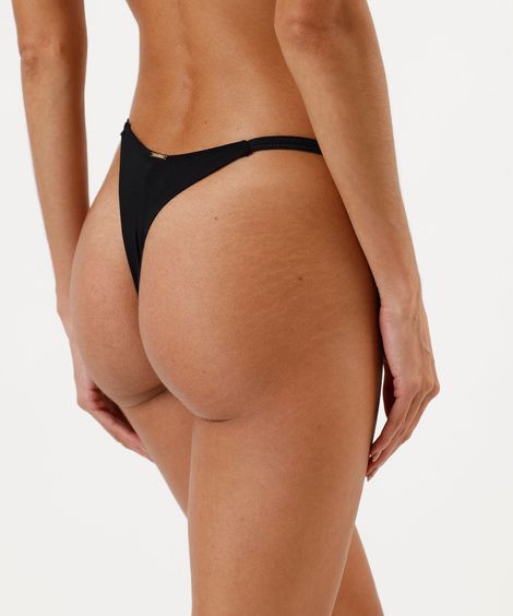 calcinha fio dental feminina com renda preta