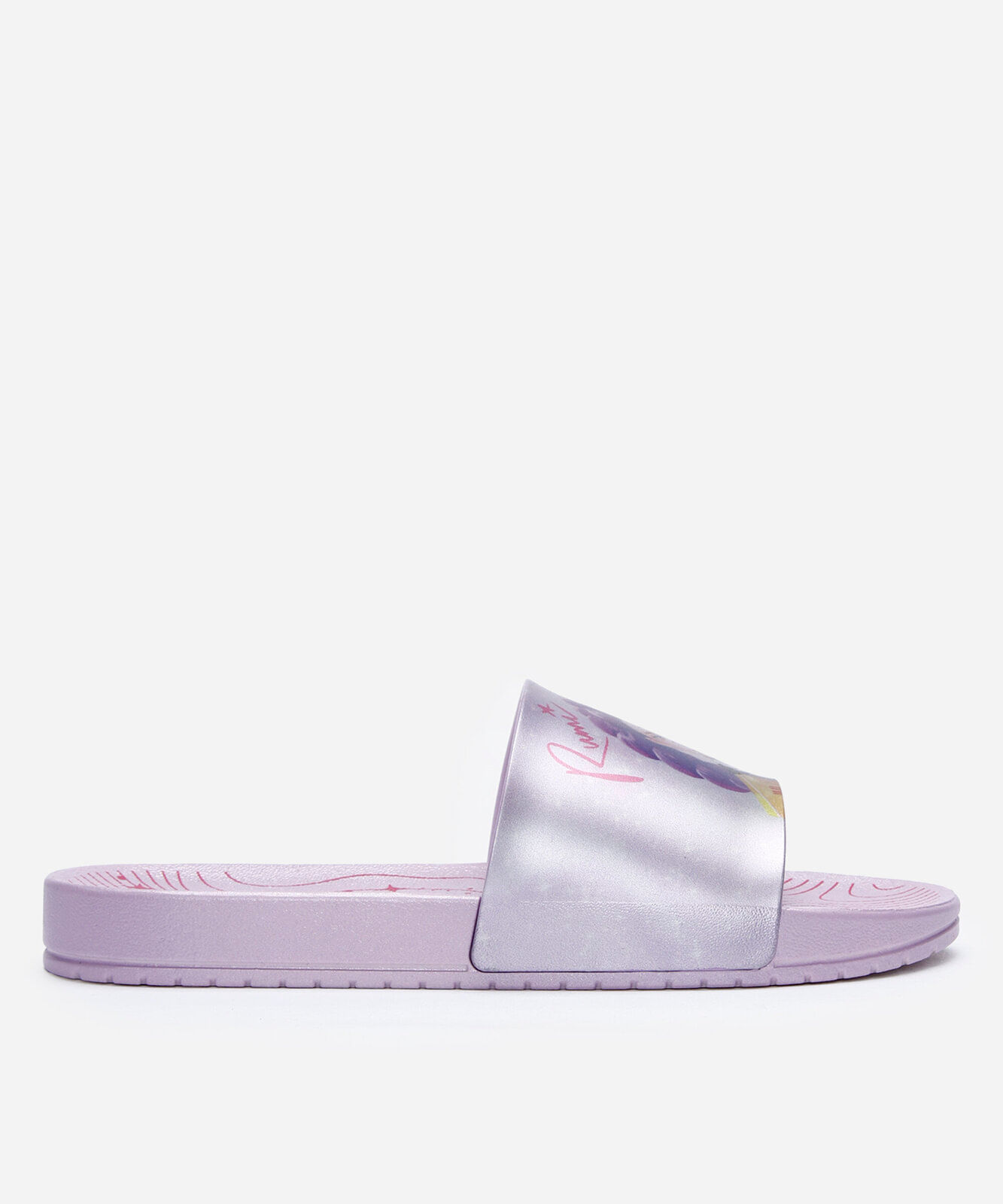 chinelo slide infantil guerreiras do k-pop hundrix gaspea lilás