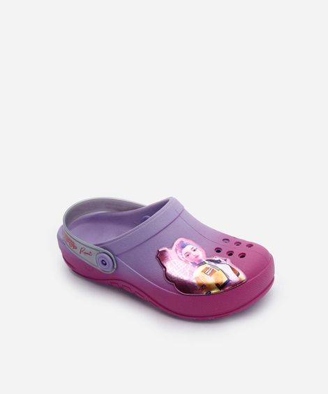 babuche infantil guerreiras do k-pop hundrix lilás