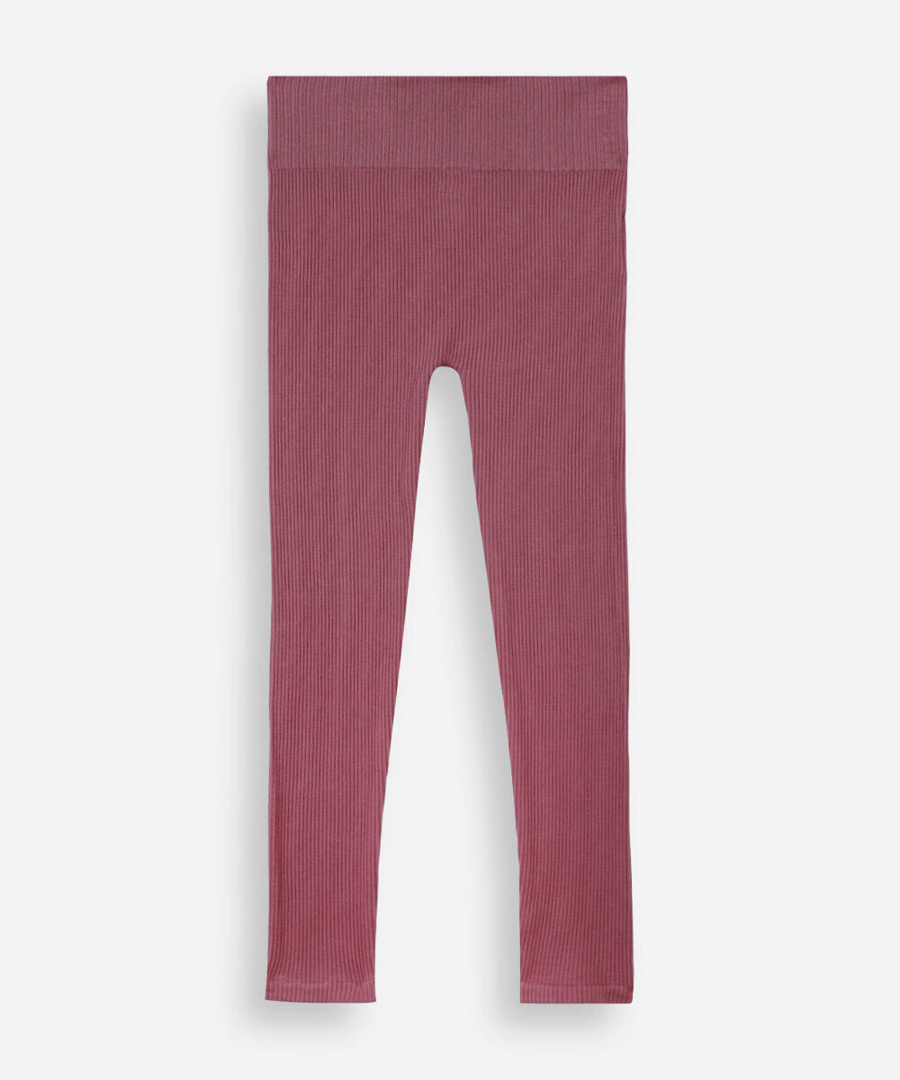 calça legging infantil de poliamida sem costura vinho
