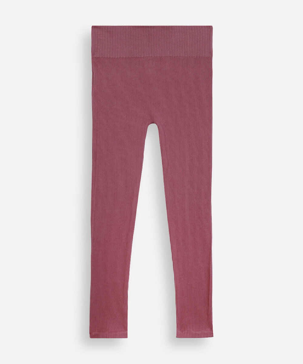 calça legging infantil de poliamida sem costura vinho