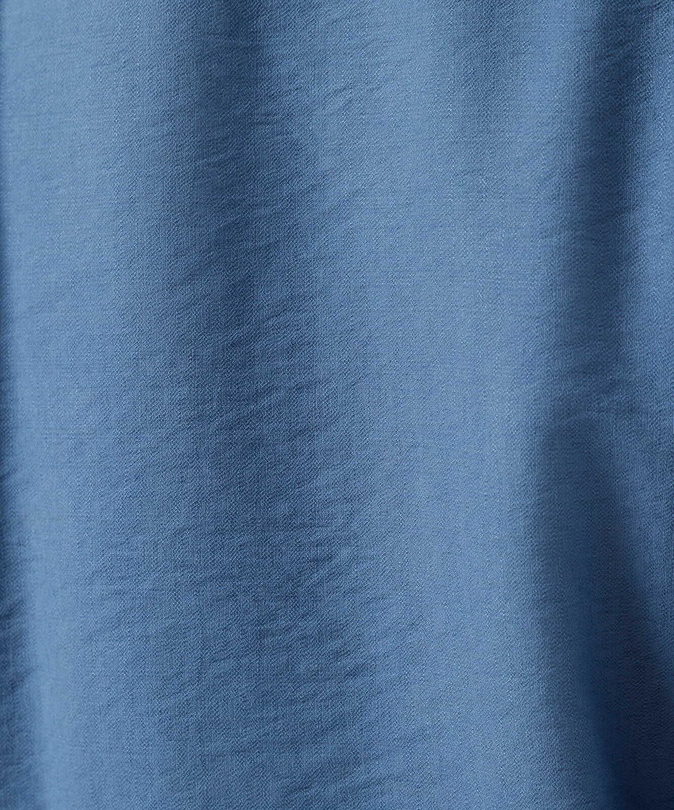 bata feminina com viscose e babados manga longa azul