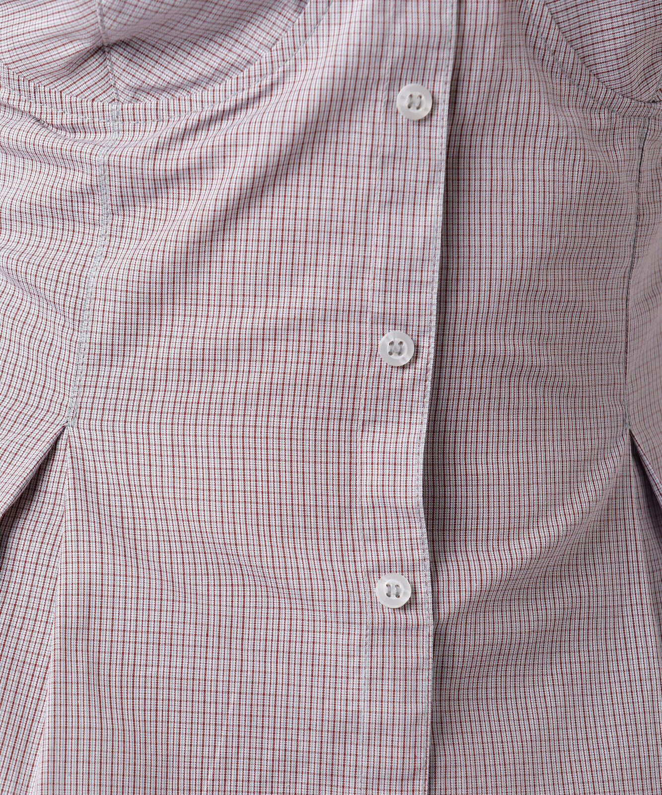 blusa peplum feminina de algodão alça fina xadrez mindset marrom