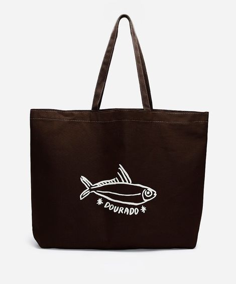 bolsa feminina tote dourado marrom