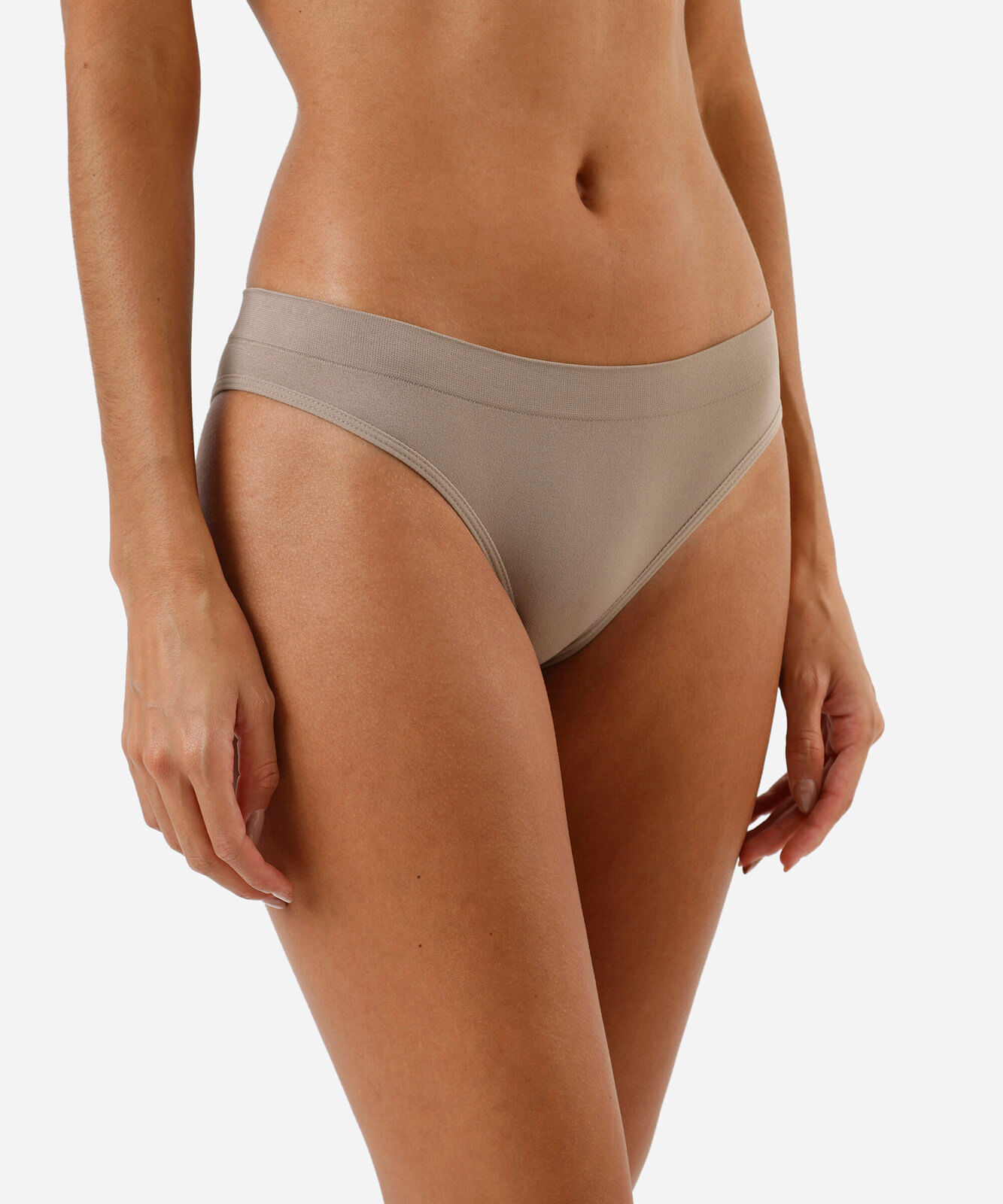 kit de 3 calcinhas biquíni feminina de poliamida colorido
