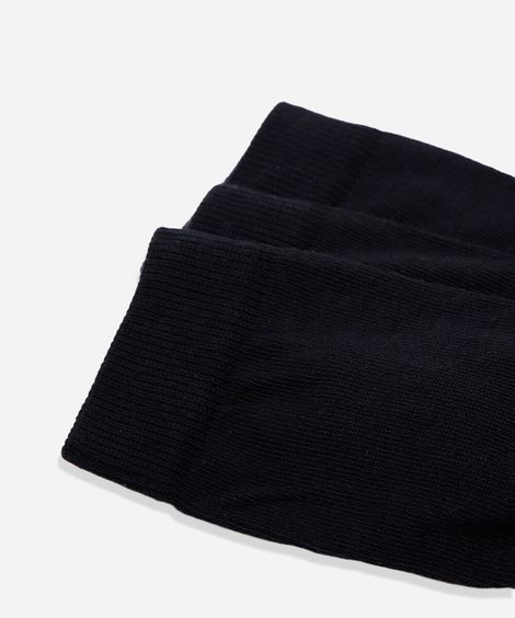 kit de 3 meias cano alto preto
