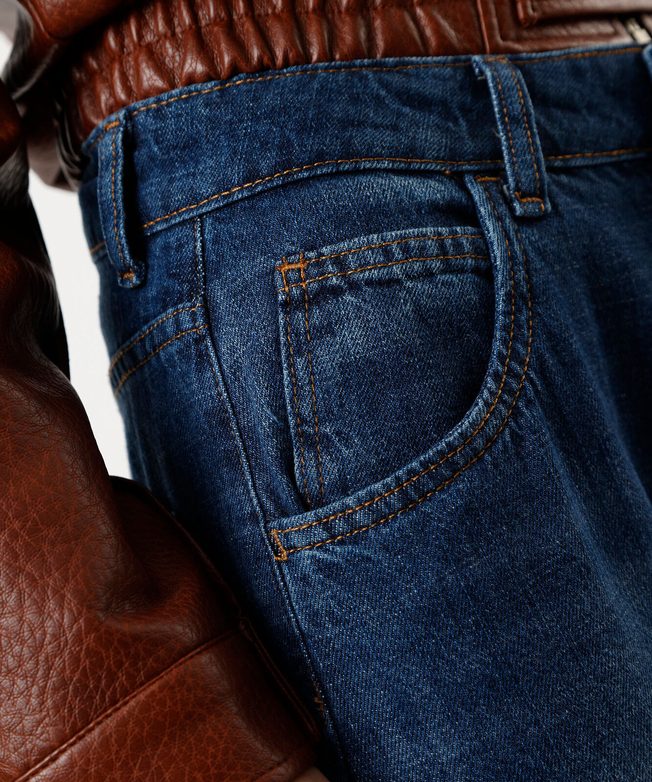 calça aladim feminina jeans cintura alta azul