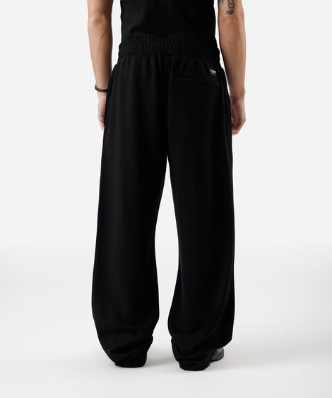 calça baggy masculina com listras laterais preta