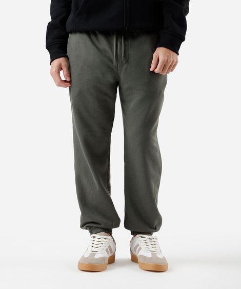 calça masculina jogger moletom verde