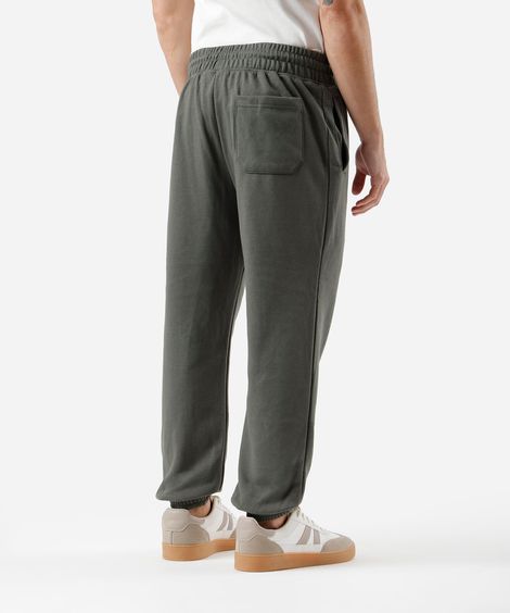 calça masculina jogger moletom verde
