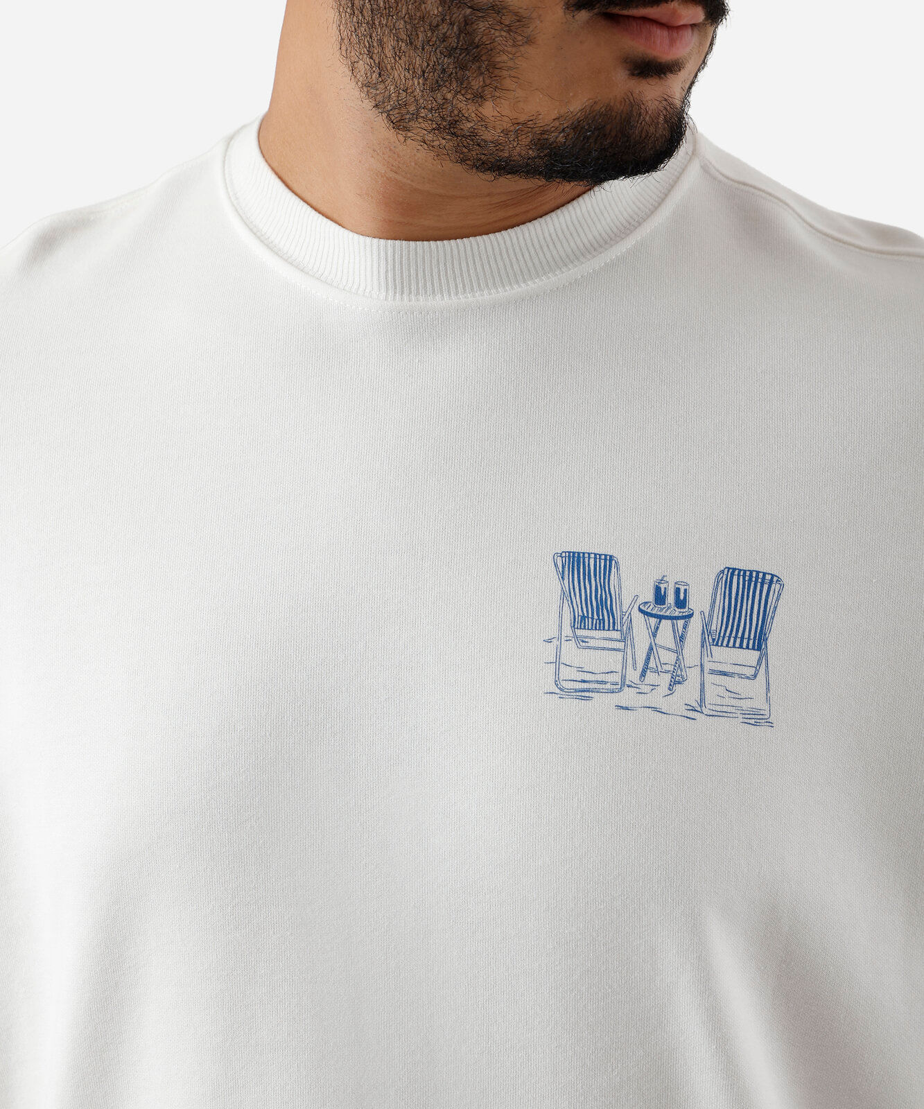 camiseta masculina oversized mangas curtas estampada off white