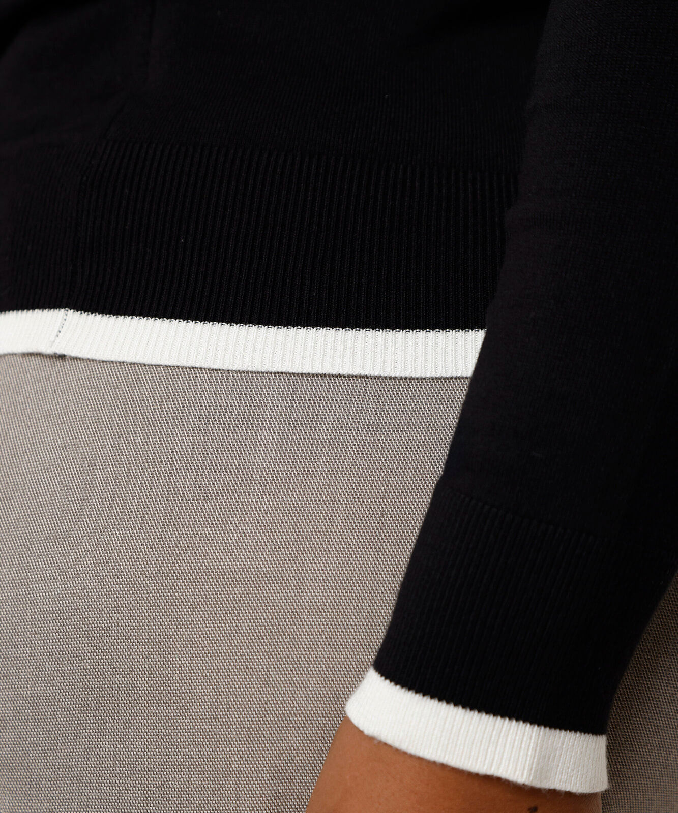 suéter feminino de tricot friso plus size preto
