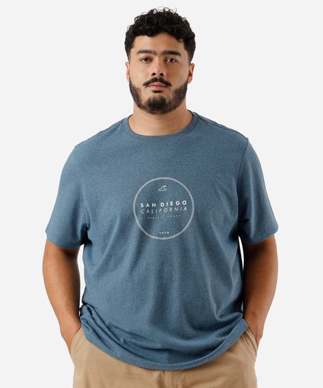camiseta masculina manga curta san diego azul