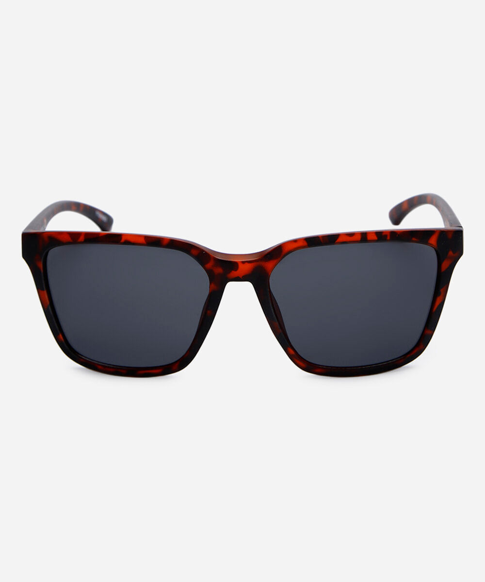 óculos de sol masculino quadrado de acetato colorido