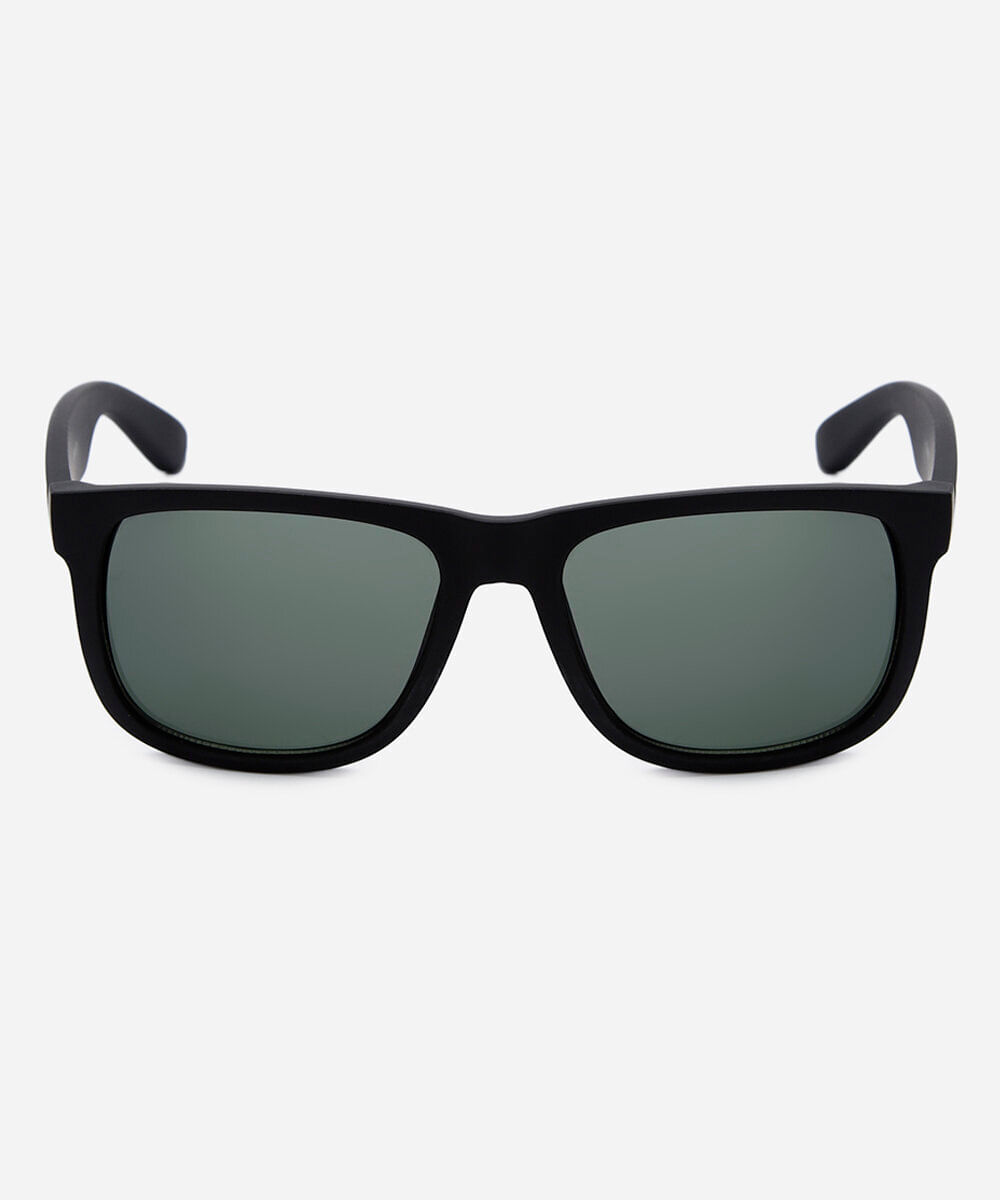 óculos de sol masculino quadrado de acetato preto