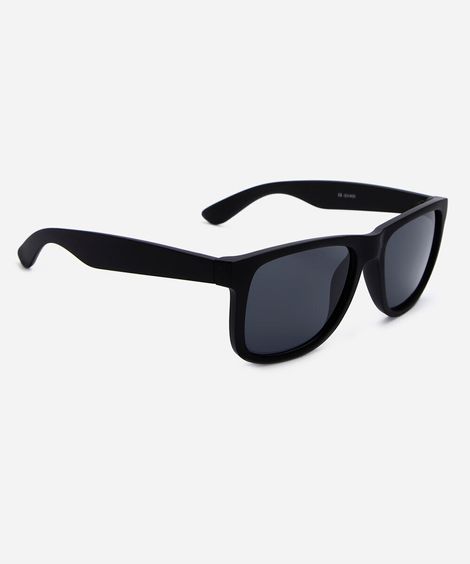 óculos de sol masculino quadrado de acetato preto