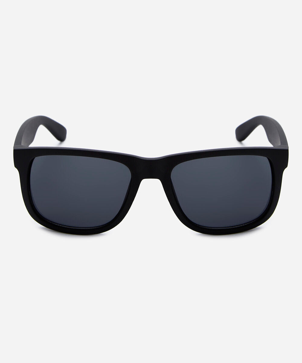óculos de sol masculino quadrado de acetato preto