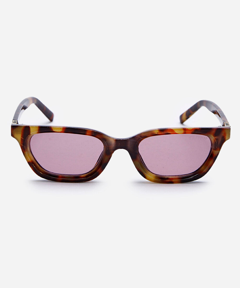 óculos de sol feminino quadrado tartaruga triton marrom