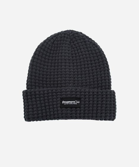 gorro masculino texturizado verde