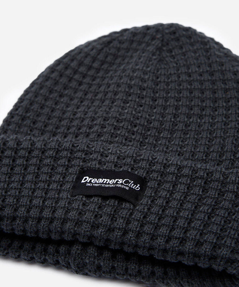 gorro masculino texturizado verde