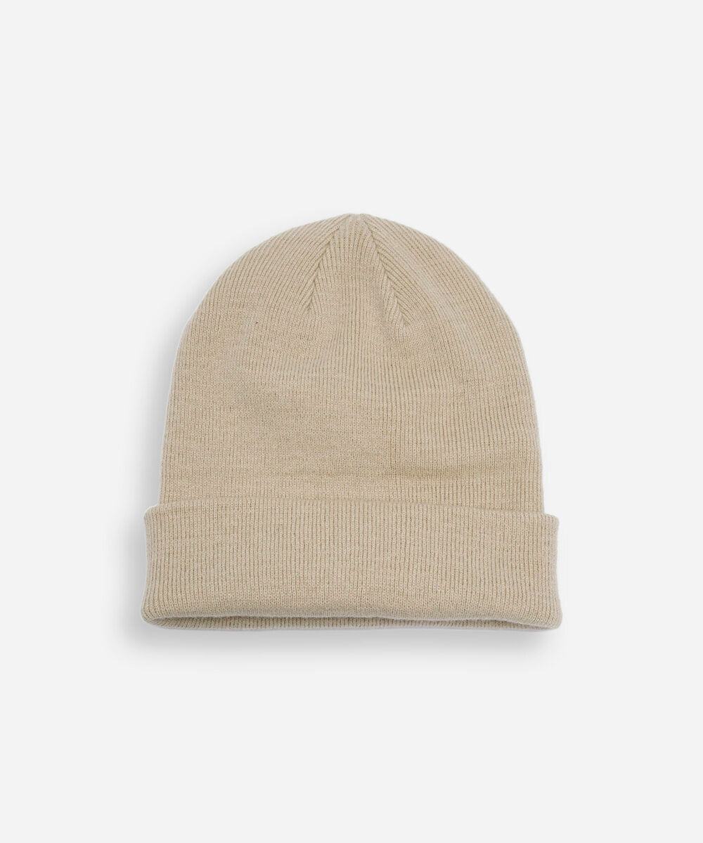 gorro masculino básico bege