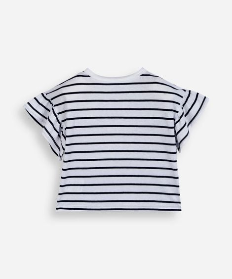 kit de 2 blusas infantis manga curta estampada colorida