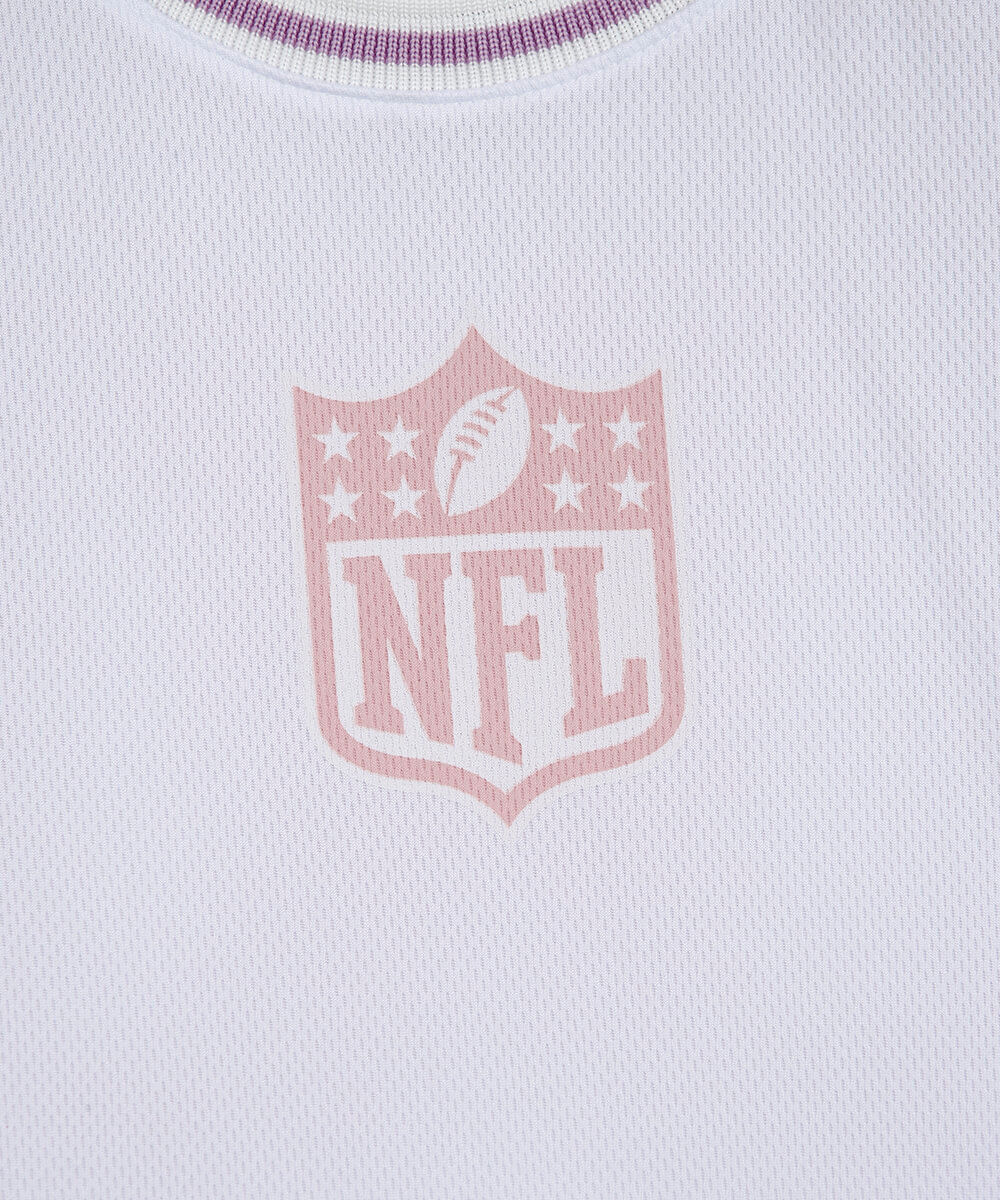 camiseta esportiva infantil nfl off white