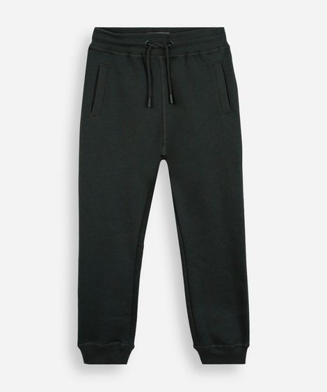 calça jogger infantil de moletom verde