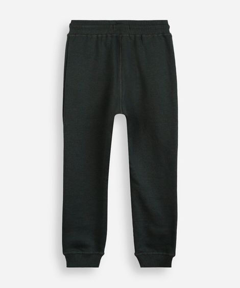 calça jogger infantil de moletom verde