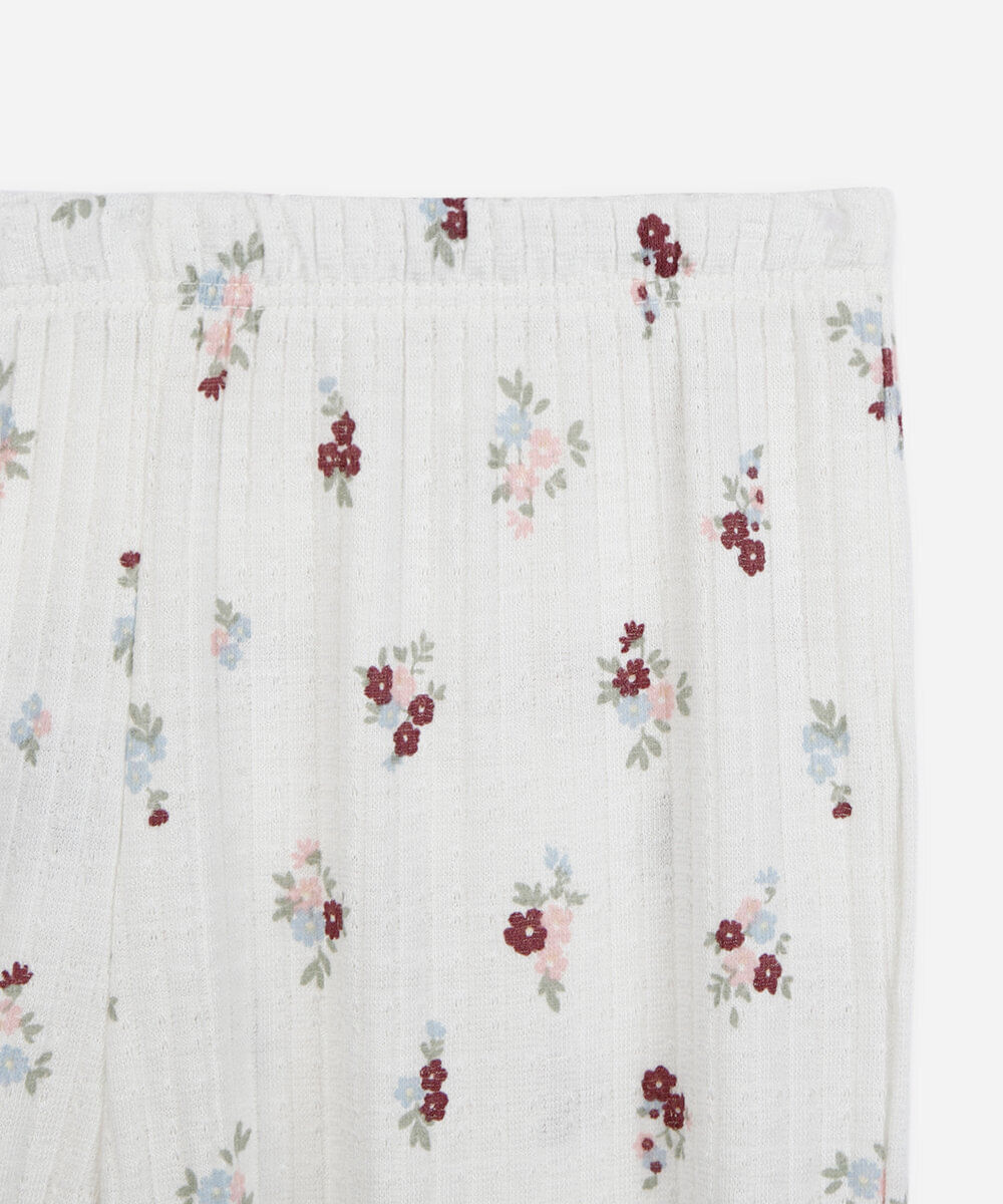 pijama infantil de manga longa liberty off white