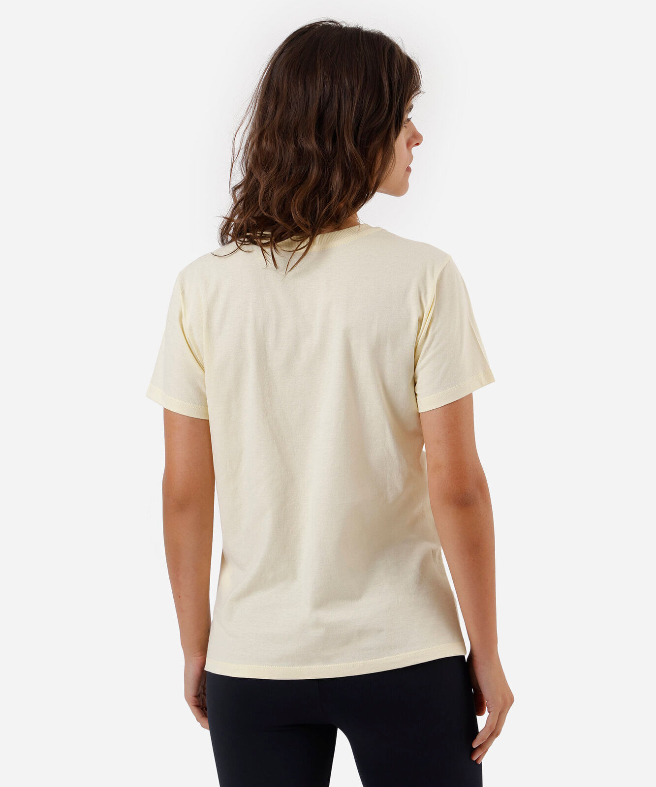 camiseta feminina de algodão snoopy peanuts amarela