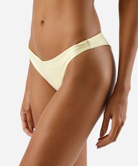 biquíni calcinha feminino de poliamida amarelo