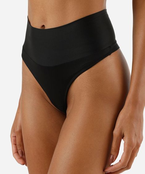 calcinha fio dental feminina demillus preta