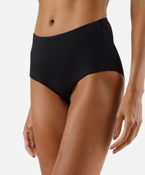 calcinha hot pant feminina de poliamida preta