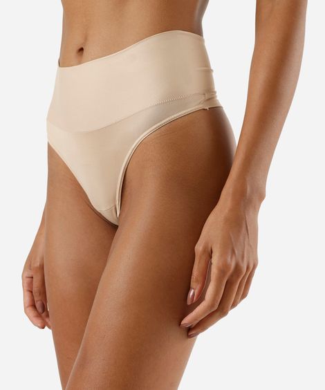 calcinha fio dental feminina demillus bege