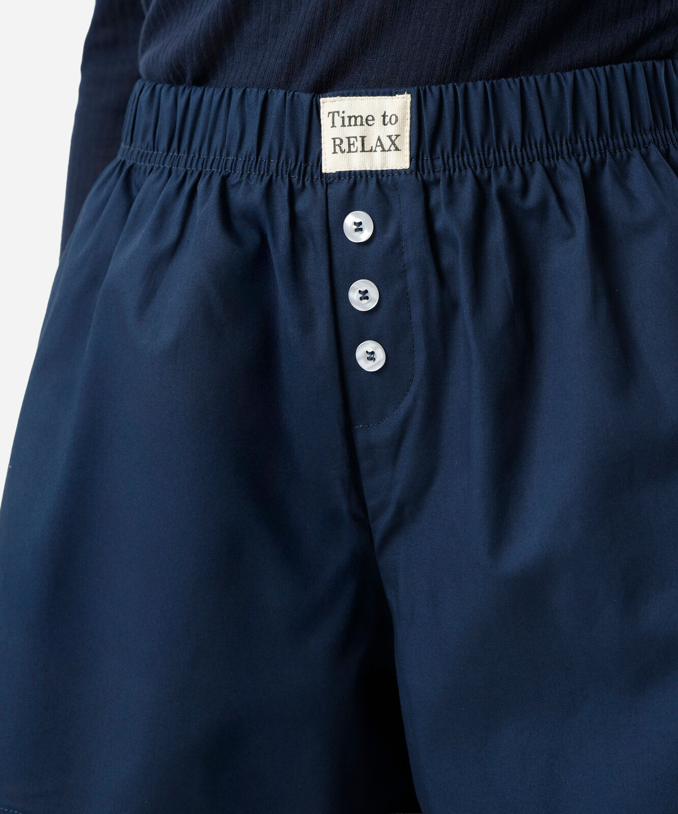 short de pijama avulso feminino boxer azul