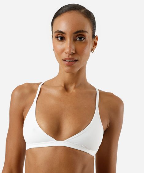 sutiã triângulo feminino sem bojo off white