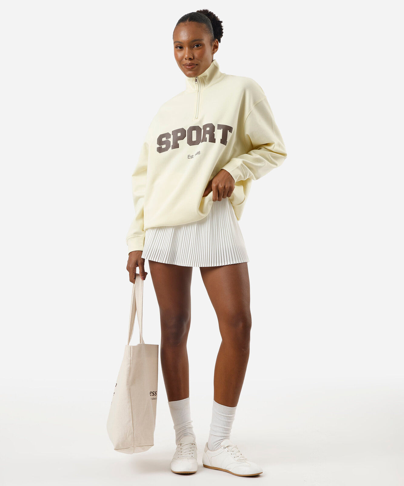 blusão feminino de moletom gola alta esportivo amarelo
