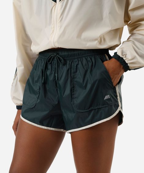 short running feminino de poliamida esportivo verde