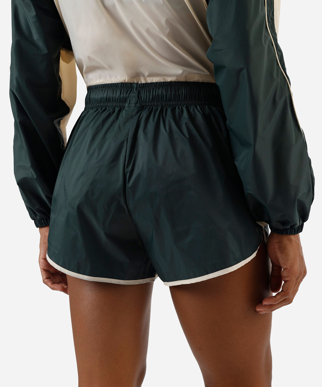 short running feminino de poliamida esportivo verde