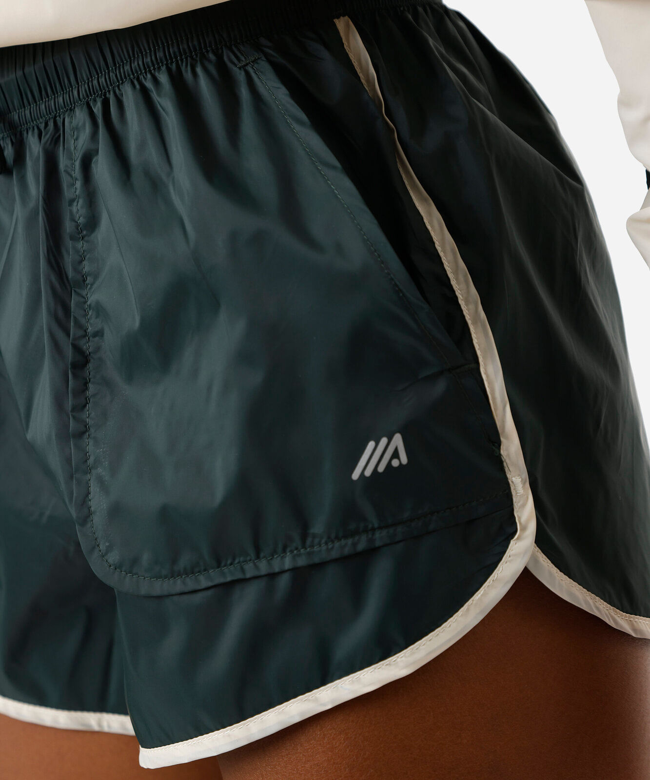 short running feminino de poliamida esportivo verde