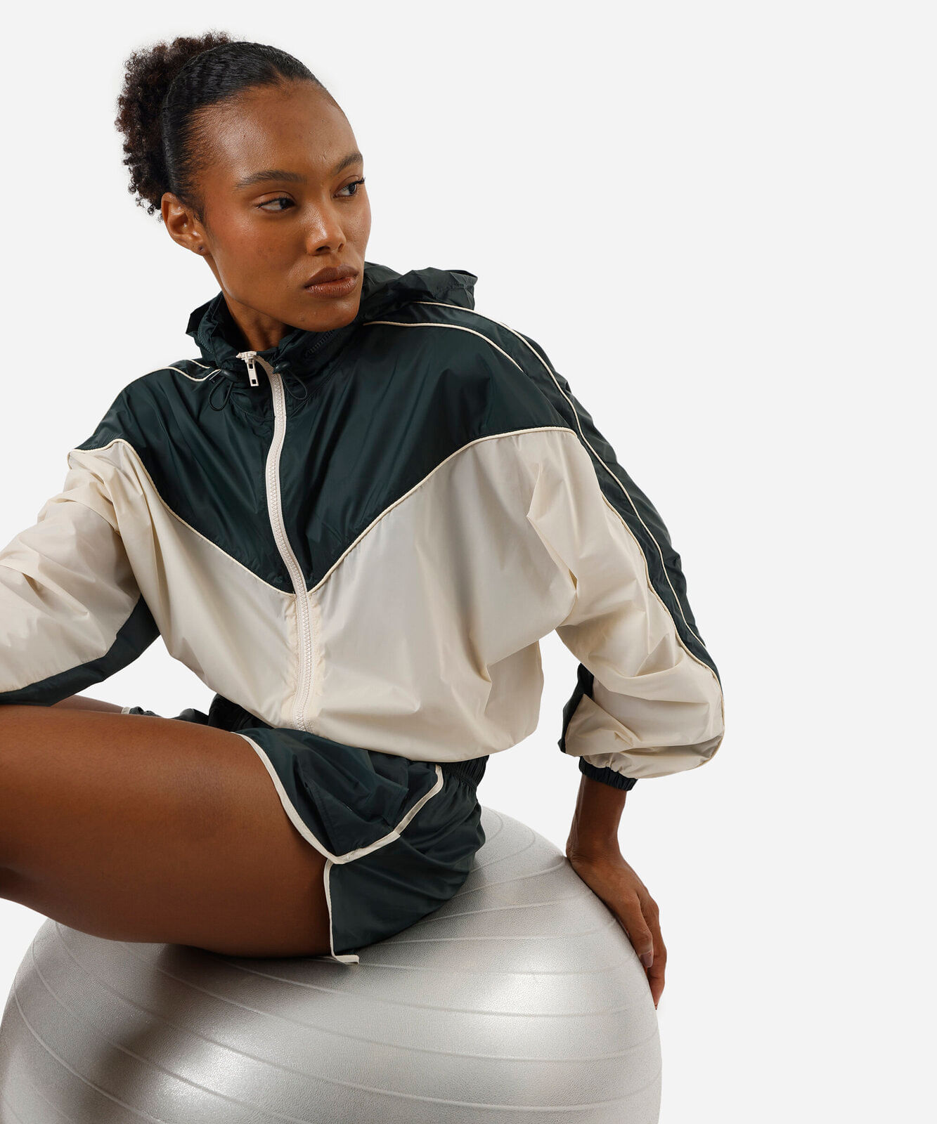 short running feminino de poliamida esportivo verde