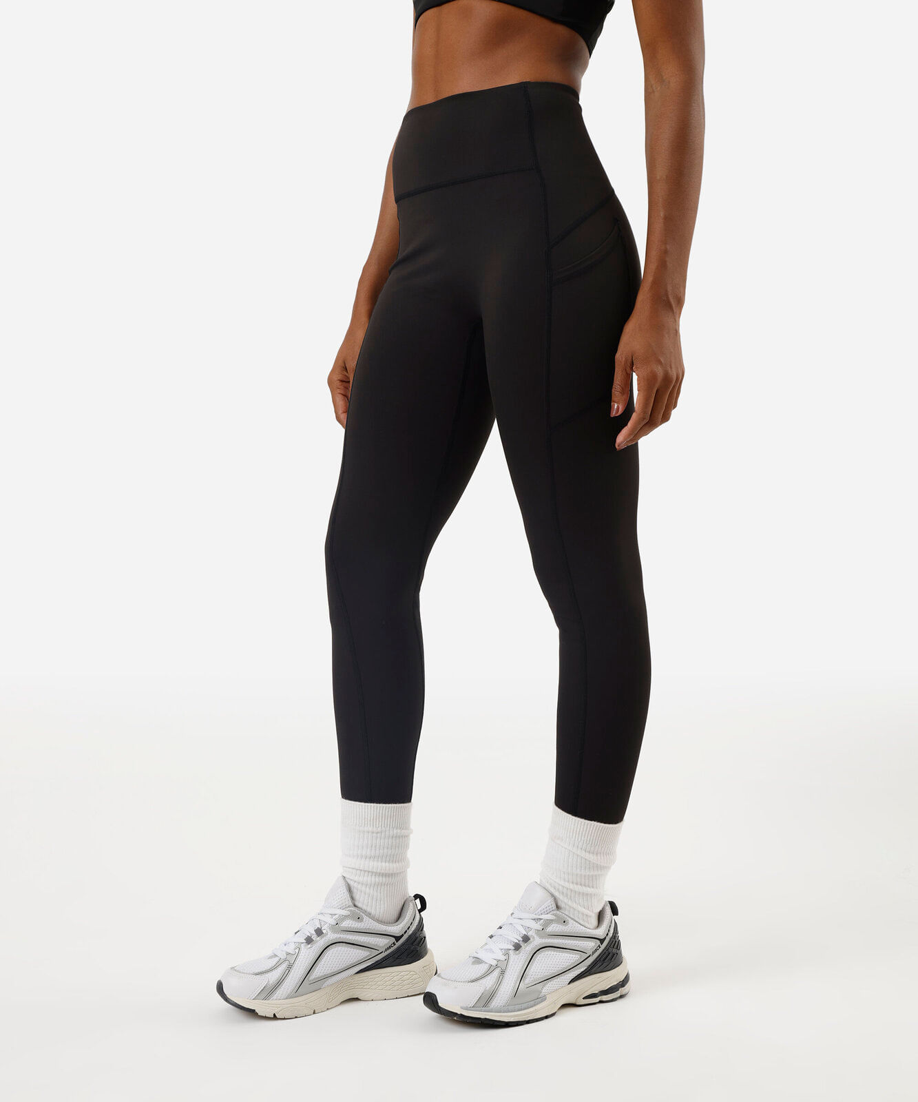 calça legging feminina esportiva com compressão preta