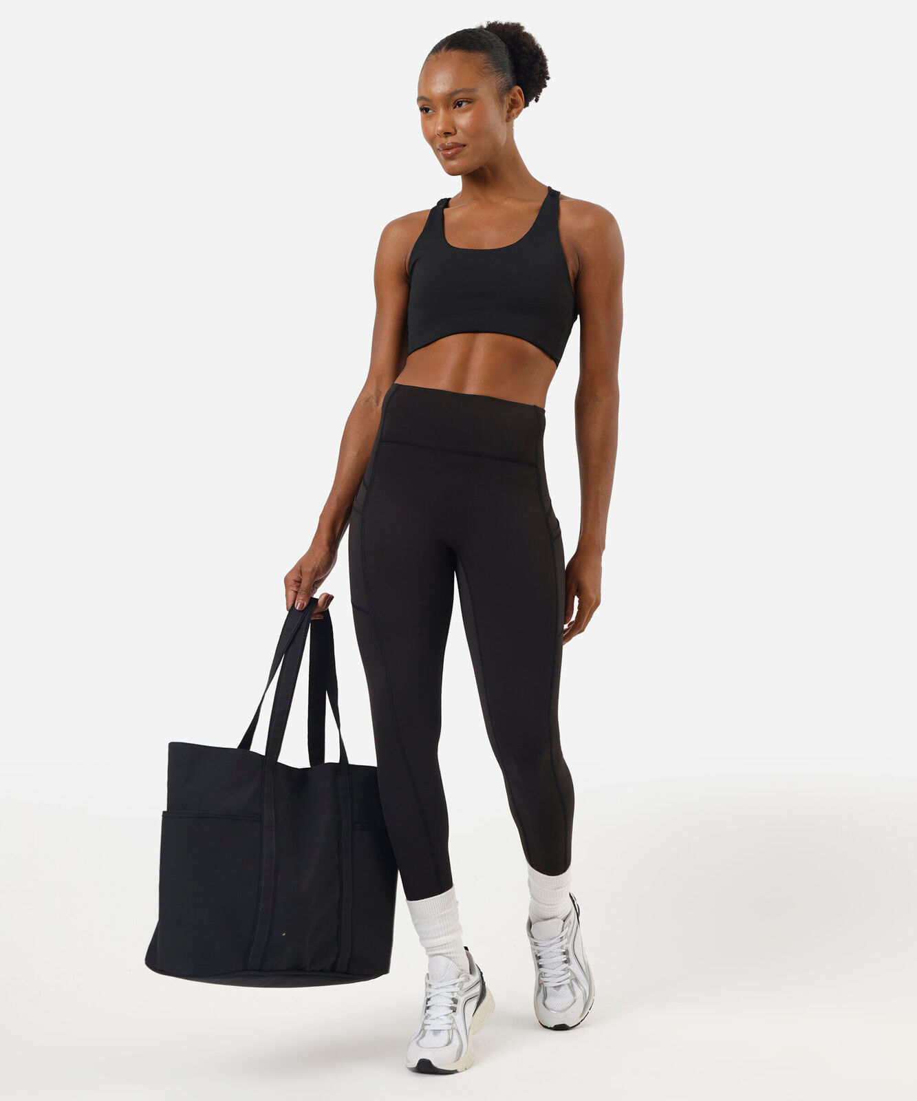 top feminino com bojo esportivo preto