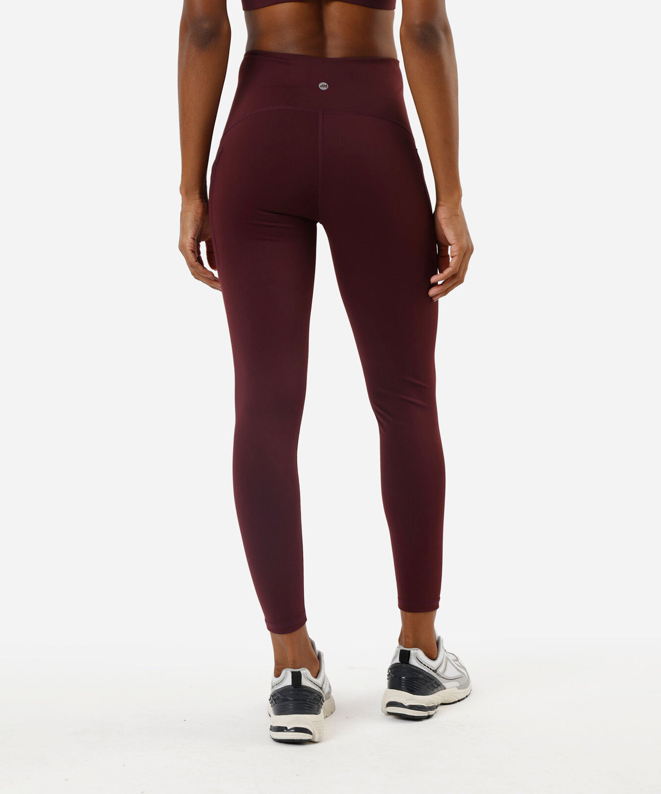 calça legging feminina esportiva com compressão vinho