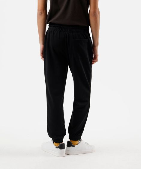 calça masculina jogger moletom preta