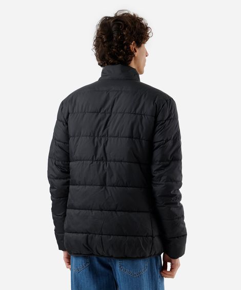 jaqueta puffer masculina preta